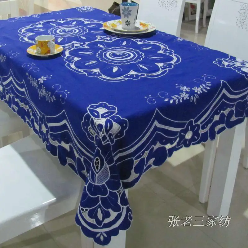 

Continental embroidered openwork cloth trade pastoral coffee table cloth tablecloths dinner hand bags large tablecloth towel uni