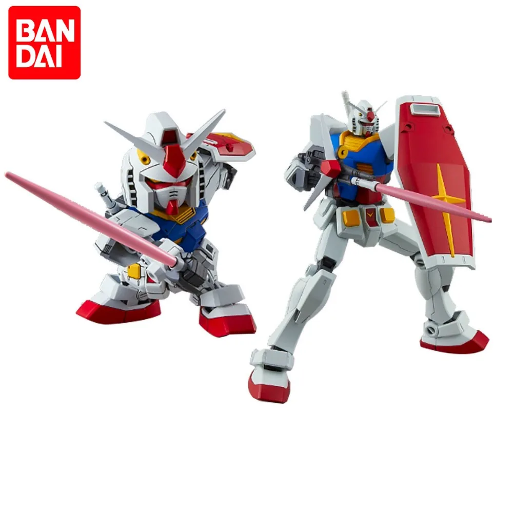 

Bandai SD EX-STANDARD RX-78-2 Gundam-600 AILE Strike Original Japan Anime Action Toy Figures Assemble Model HGD-202641