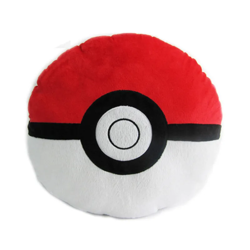 

TAKARA TOMY POKEMON 35cm Pokeball Stuffed Plush Toys Back Cushion Pillow Pokemon Plush Doll Toys Room Decoration Gifts for Kid