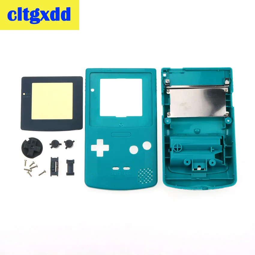 cltgxdd Full Housing Shell Cover For Nintendo GameBoy Color GBC Repair Part Housing Shell Pack Game Machine Shell Accessories