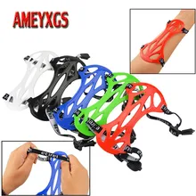 2pcs Archery Arm Protective Gear Adjustable Arm Guard For Compound Bow Recurve Bow Shooting Protector Hunting Accessories mayitr black 4 adjustable straps archery arm guard shooting bow string arm protector gear for hunting training protection