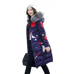 Две стороны носить пальто Макси 2019 зимнее пальто Женская куртка-парка теплые хлопковые длинные парки куртка женские куртки и пальто Abrigo Mujer