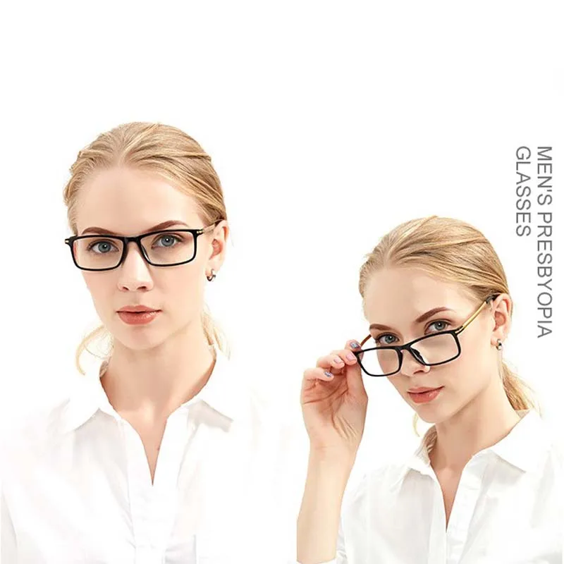 Высококачественные мужские модные очки для чтения женские синие очки для чтения с защитой от усталости для пожилых людей