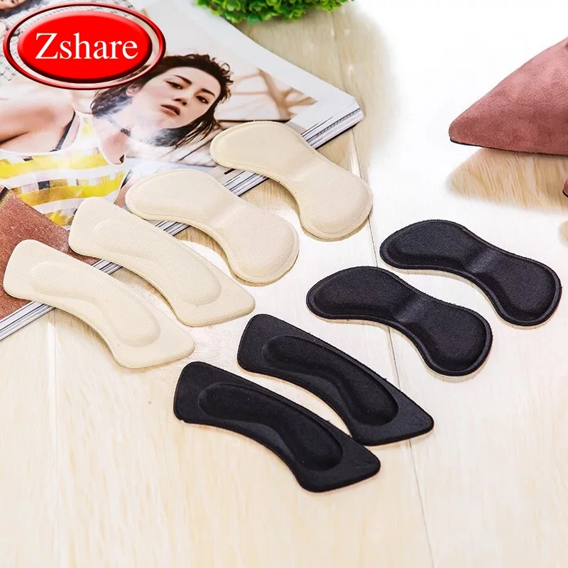 

1 Pair High Quality Sponge Invisible Back Soft Heel Pads for High Heel Shoes Grip Adhesive Liner Cushion Insert Pads Insoles HT3