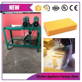 

electric beeswax foundation comb mill machine with 86*450 mm roller size