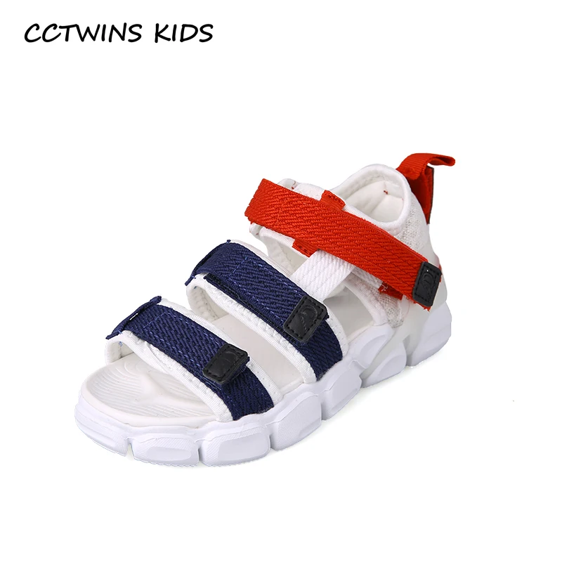 

CCTWINS Kids Shoes 2019 Summer Girls Fashion Boys Casual Children Beach Flats Toddler Baby Soft Sandals Barefoot Shoes BS316