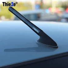 4,7 дюйма черная короткая антенна из углеродного волокна для Renault sceni c1 2 c3 modus Duster Logan Sandero CLIO CAPTUR Megane Koleos