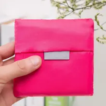 Одноцветная Складная Сумка-Оксфорд для покупок Экологичная многоразовая переносная вместительная сумка с ручкой для женщин