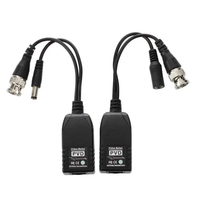 FULL-Pair Transmitter Receiver Cable UTP RJ45 Passive Video Balun for CCTV Camera | Электроника