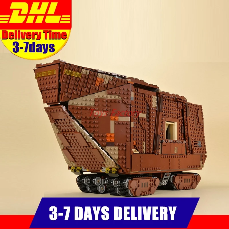 

3346pcs Lepin 05038 UCS Sandcrawler Building Blocks Sets Juguete Para Construir Bricks Toys compatible with 75059
