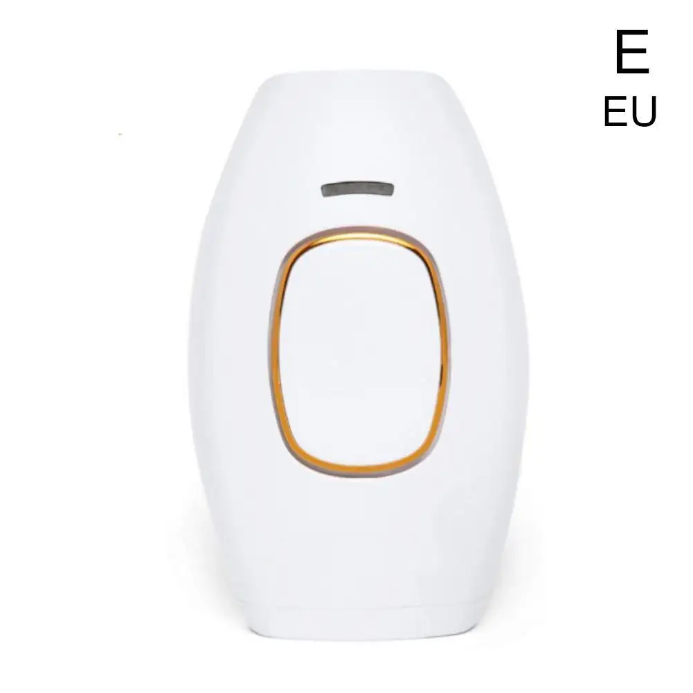 400000Flashes Mini Handheld Laser Epilator Depilador Facial Permanent Hair Removal Device Whole Body Laser Hair Remover Machine - Color: White EU Plug