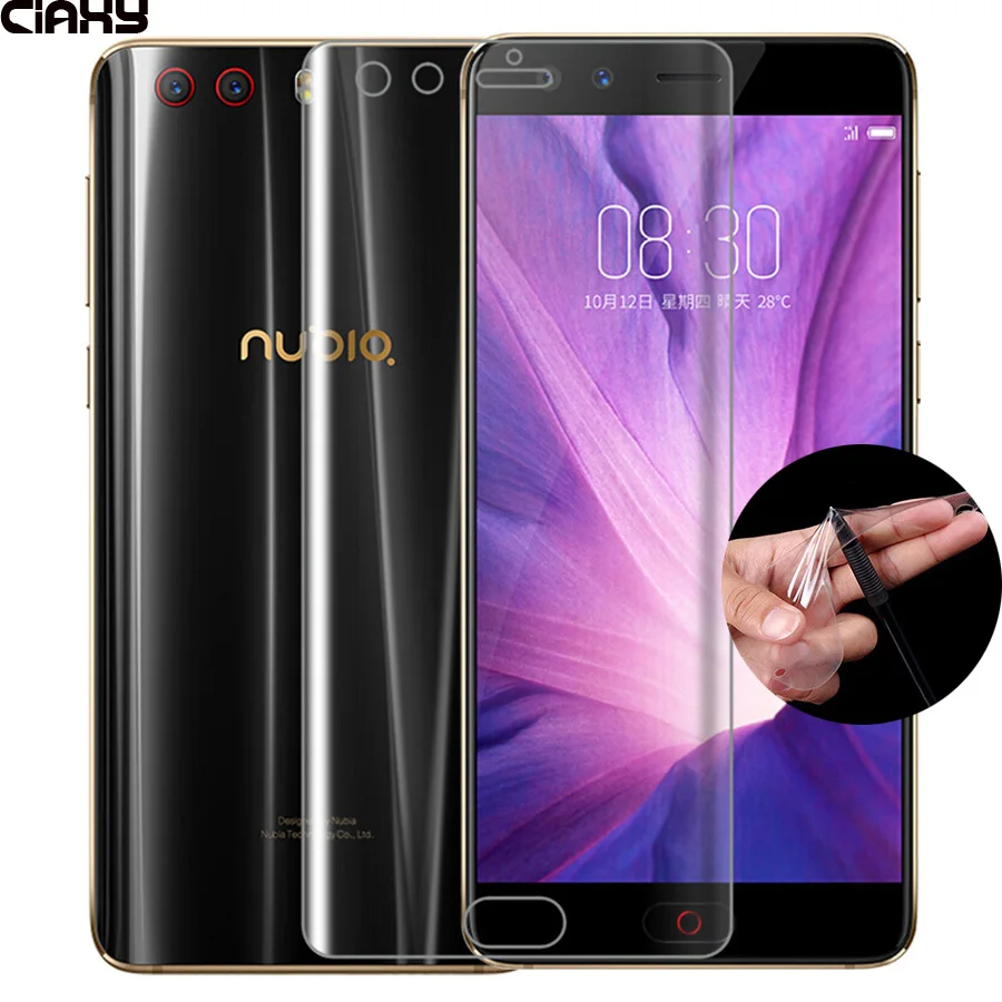 CIAXY 3D Curved Full Cover Soft TPU Film For Nubia Z18 Z11 miniS Screen Protector ZTE Z17 Lite Z17s mini S(Not Glass) | Мобильные
