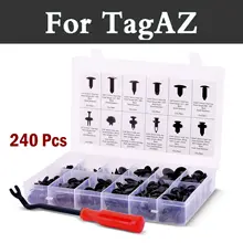 240x Fermo Del Respingente di Fissaggio Tipo Assortimento Kit Rivetti Per Tagaz Aquila C10 C190 C-30 Strada Partner Tager Vega
