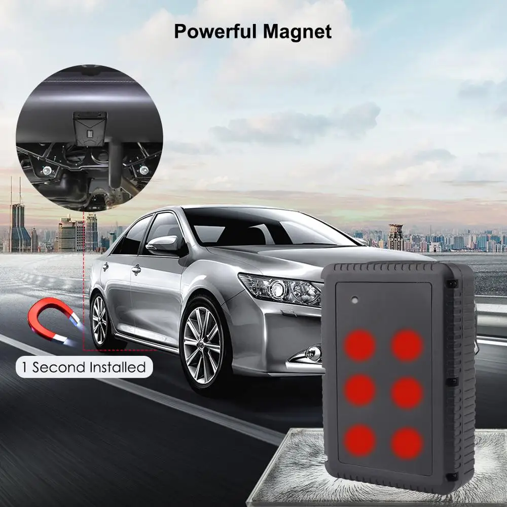 TKSTAR GPS Tracker 2G/GSM Car Tracker Waterproof TK915 Powerful Magnet GPS Localizador RealtimeTracking 10000mAh 120 Day Standby