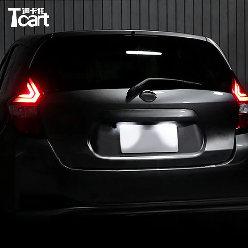 Tcart 2 шт. Автомобильные светодиодные лампы T10 3030 для Nissan Note E12 2012 2015 2017 | Автомобили и