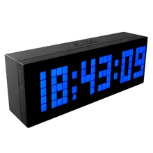 CH KOSDA Large Number Alarm Clock Creative LED Clock Backlight Table Desk Bedroom Kid’s Electronic Desk Clock Home Design