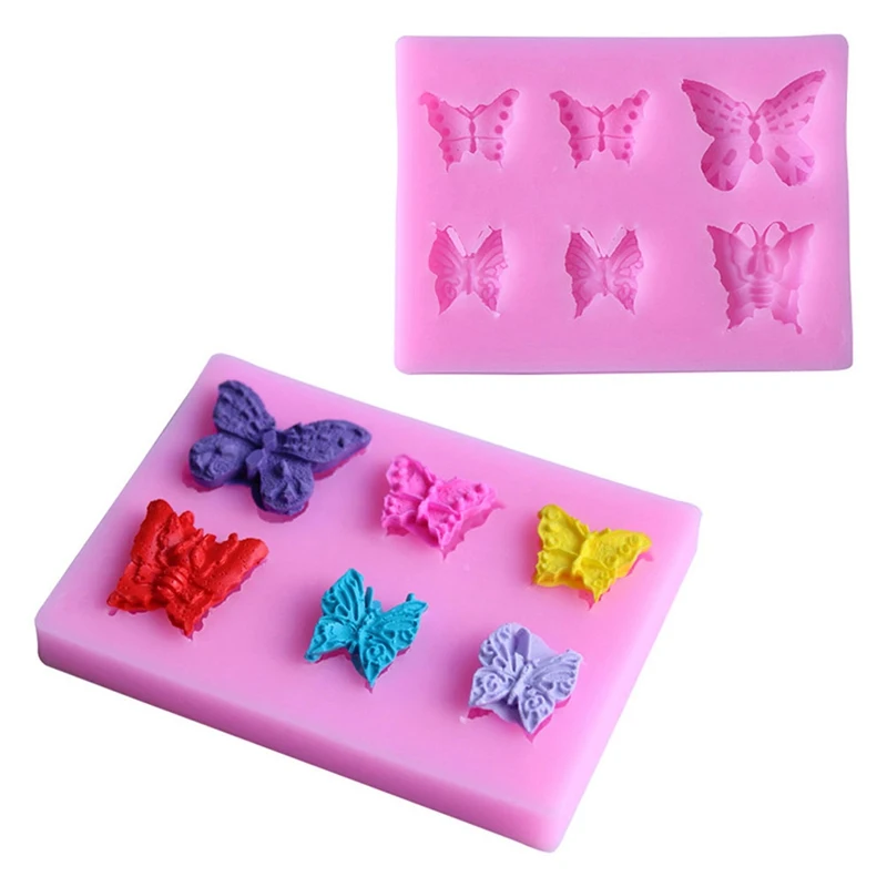 

Butterfly Ladybug Flydragon Bee Silicone Mold Liquid Clay Craft Concrete Molds For Plaster Designer DIY 3D Mold