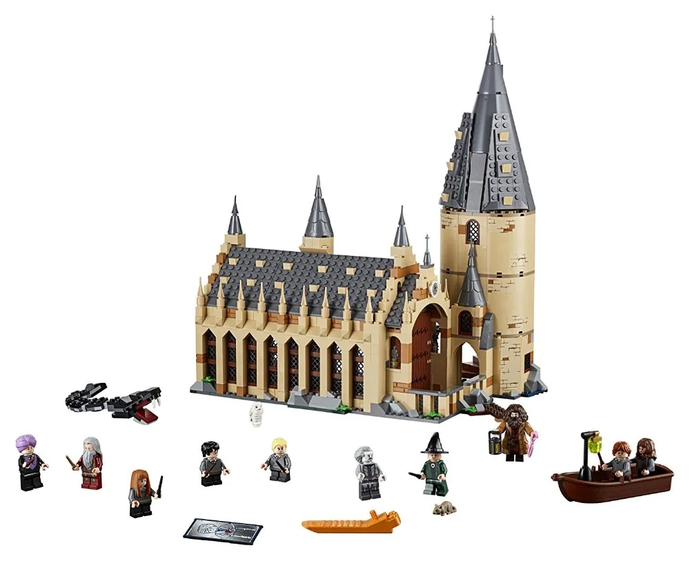 

Lepin Harri Potter Movie Castle Hall 16052 16053 16054 16055 Compatible With Model Building Block Bricks Toys Gift In Stock