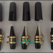 Отличная, партиями по 5 комплектов мундштук для саксофона гобоя с резным орнаментом Лигатура и колпачок и тростник