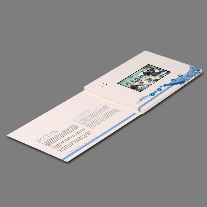 Профессиональный customizat 4,3 дюймов видео брошюра карты для презентаций цифровой проигрыватель рекламы экран электронная поздравительная открытка