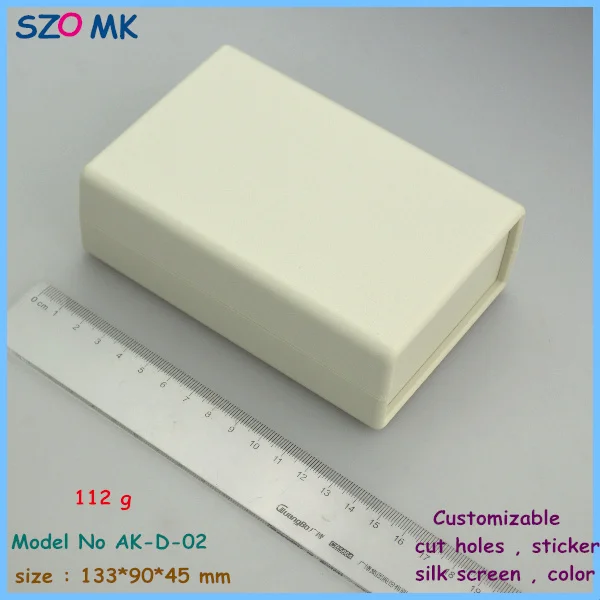 

(1pcs) abs plastic enclosure case for electronic project box plastic box for custom-made 133*90*45 mm