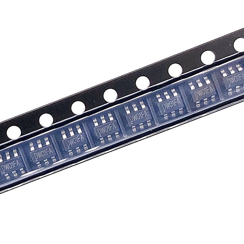 (20 개) DW01FA DW01 SOT23-6 SMD 리튬 배터리 보호 칩 새로운 원본