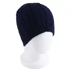 Зимние однобортные Слои Для мужчин Для женщин модная твист хлопок вязаный дизайн Hat Утепленная одежда шапочки защитить уха Шапки Лидер