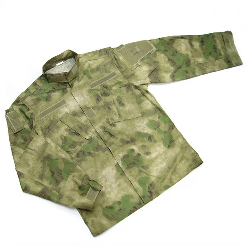  CQC Tactical Airsoft Military Army Uniform BDU Combat Uniform Men Jacket & Pants Set Outdoor Paintb
