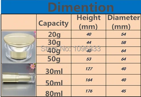 Gold Empty Bottles Set Cream Refillable Bottle Lotion Pump Spray Bottle Emulsion Cosmetic Containers Jar 20304050g 30ml 80ml (2)