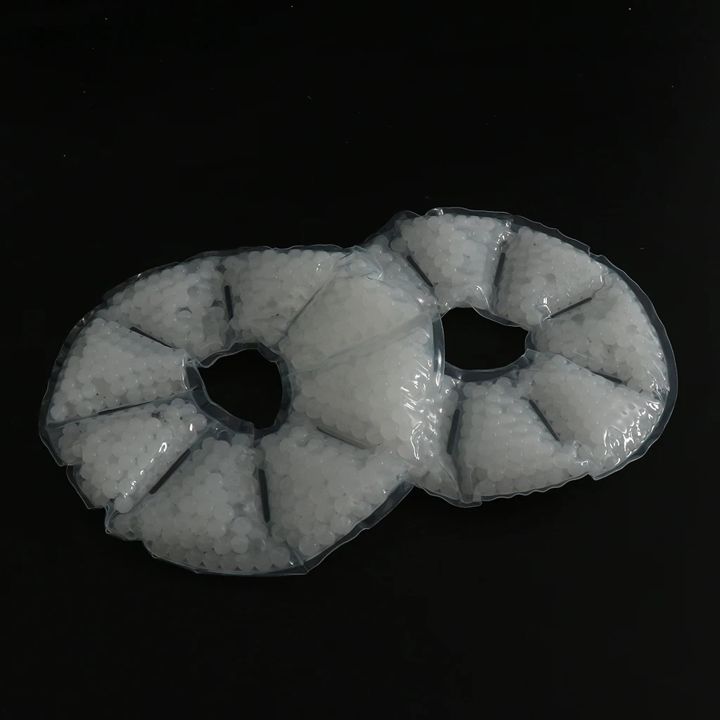 Thermal Silicone Gel Pad, Soothing Nursing Pillows with Flaxseed, Heating Pad or Cold Compress for Breastfeeding - 2 Pieces