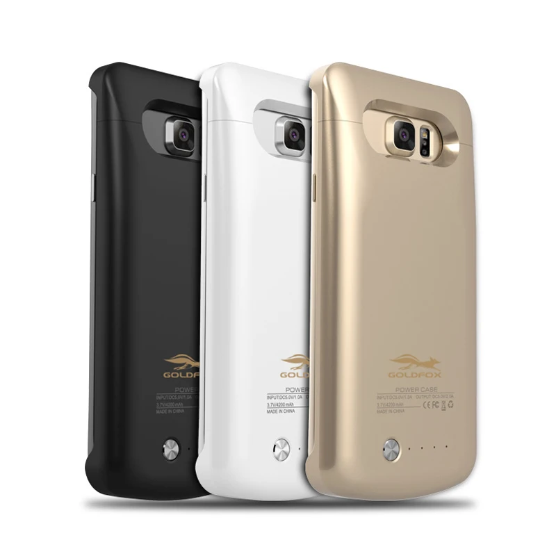 

New Power Case 4200mAh External Battery Charger Case for Samsung Galaxy S6 Edge Plus G9250 Backup Charger Powerbank Phone Cover