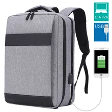 Водонепроницаемый 15,6 дюймовый походный рюкзак для ноутбука ноутбук сумка чехол для Macbook lenovo Dell, hp, asus школьный рюкзак usb зарядка