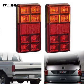 

2x 8/10/16-LED 12V Trailer Light Tail Rear Lamp Stop Indicator 4X4 Car Truck Caravan