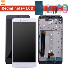 Pour Xiaomi Redmi Note 4 écran LCD et écran tactile avec cadre 5.5 pouces testé pour Xiaomi Redmi Note 4 + outils pour MTK Helio X20(China)