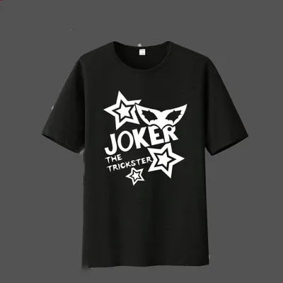 

New Anime Persona 5 T-shirt Cosplay p5 heroT Shirt Game Casual cotton Men Tshirt Tees
