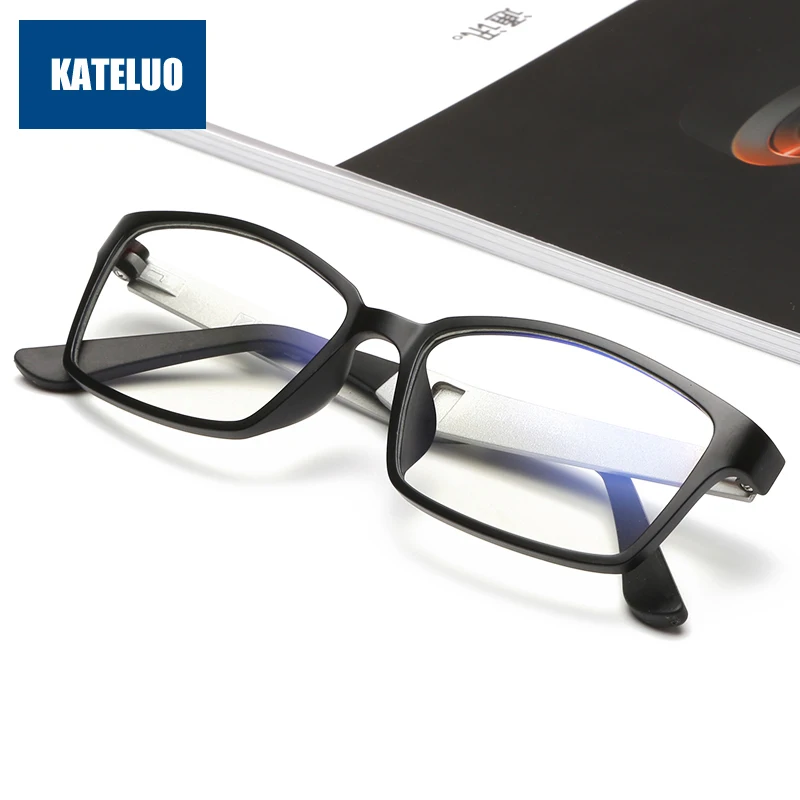 

KATELUO Unisex ULTEM(PEI)- Tungsten Eyeglasses Computer Anti Blue Laser Radiation Fatigue Googles Optical Glasses Frame 13032