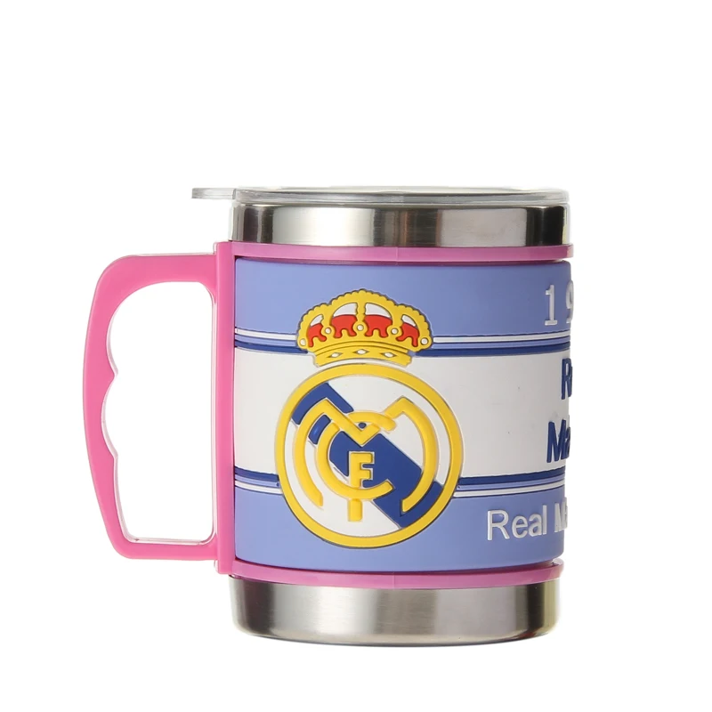 Sport Stainless Steel Coffee Mugs Cups 3D Embossed Customized Football