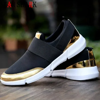 

2019 Fashion Autumn Women's Slip On Stretch Cloth FlatLoafers Ladies Casual Breathable Comfortable Shoes Female Plus Size 35-42