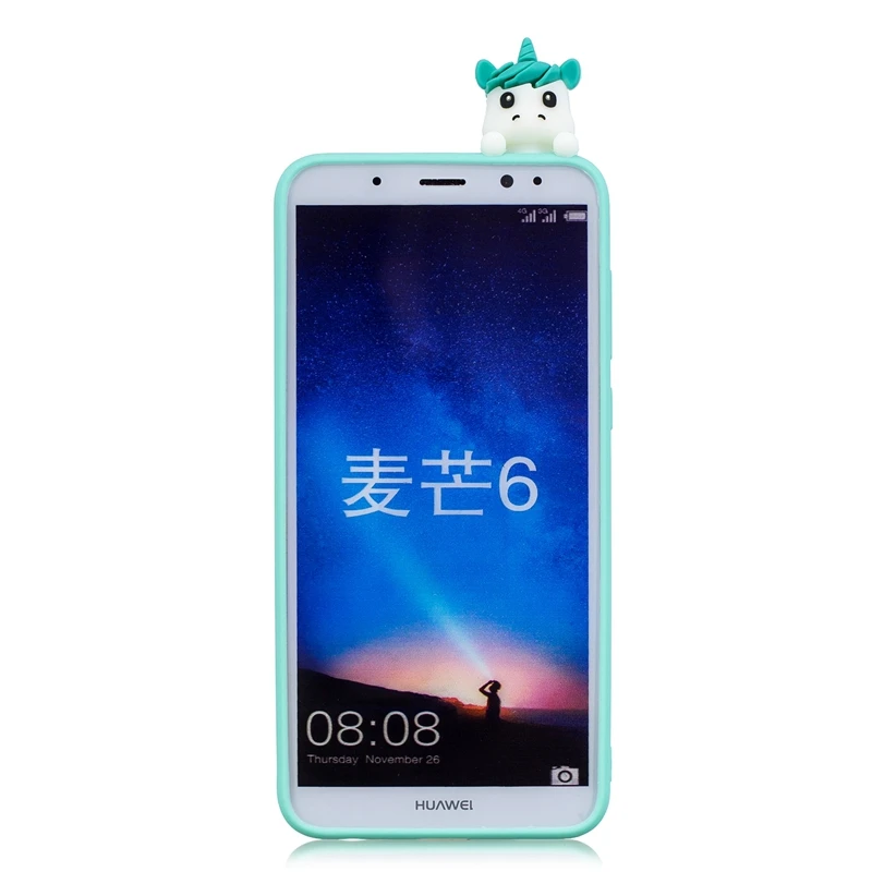 Huawei Коврики 10 Lite чехол для телефона на Nova 2i крышка 3D DIY Единорог Panda силиконовый чехол Чехлы для huawei Коврики 10 P10 Lite чехол футляр