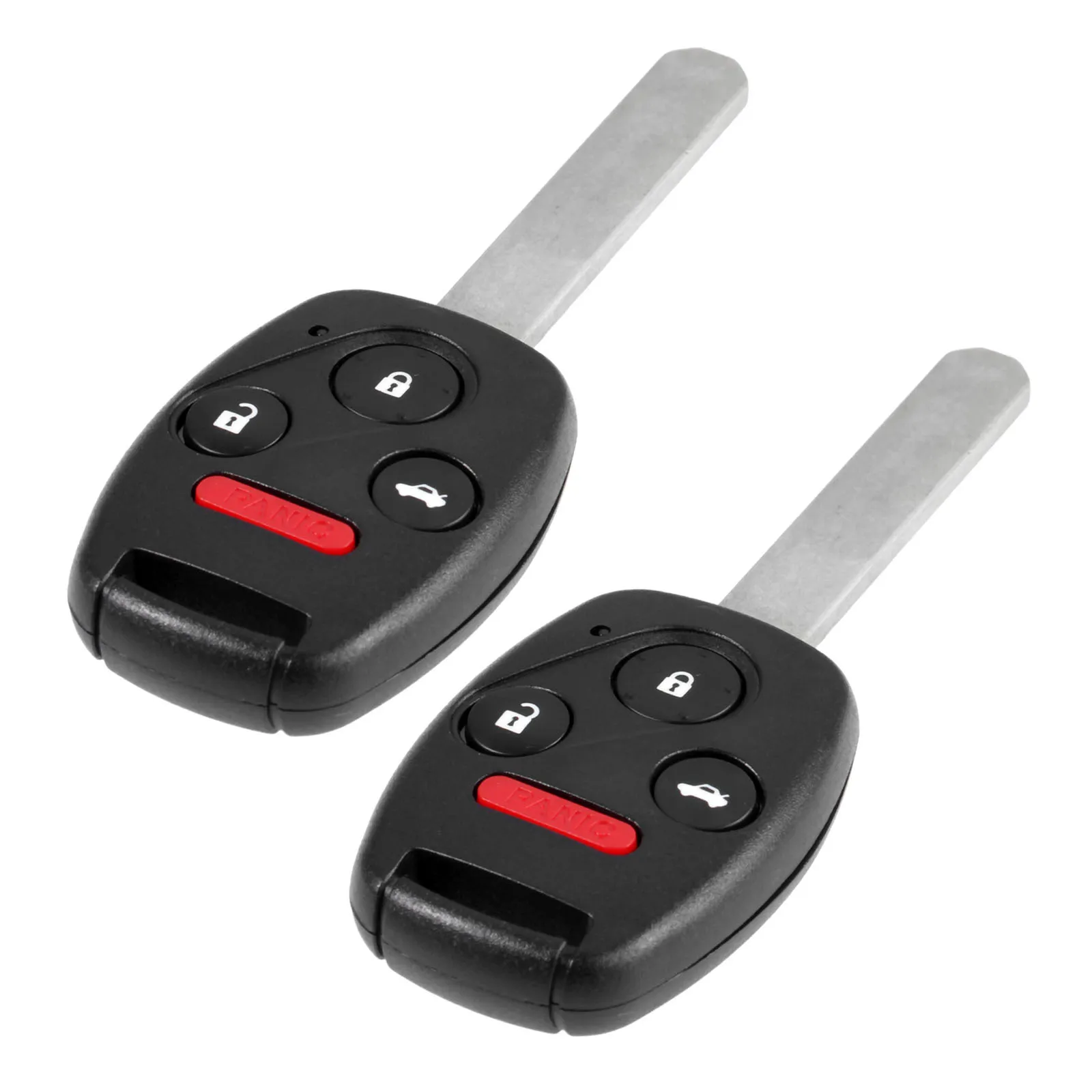 

2Pcs 4 Buttons Car Keyless Entry Remote Key Fob 46 Chip For Honda Accord 2003-2007 Element 2010 OUCG8D-380H-A Remote Transmitter