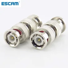 ESCAM 1 шт. BNC коннектор адаптер RF конвертер штекер Bnc Мужской соединитель для RG59 CCTV камеры безопасности системы видеонаблюдения