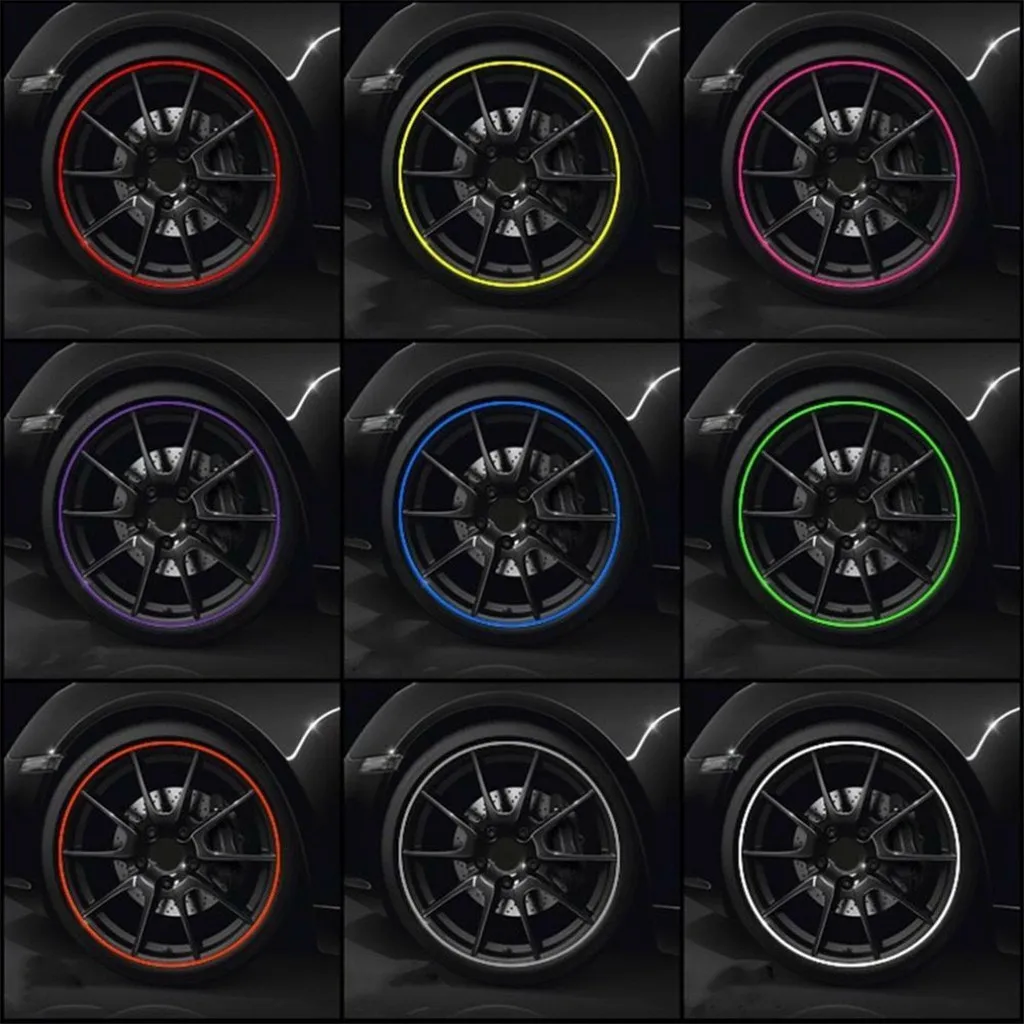 Автомобильные резиновые защитные кольца для колес, мягкие защитные колесные диски, износостойкие прочные защитные полосы# Zer