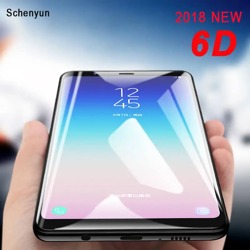 

Full cover edge 6D Tempered Glass For Samsung Galaxy J2 J4 core J6 A6 A8 plus A7 A9 2018 Star glass Screen Protector Film