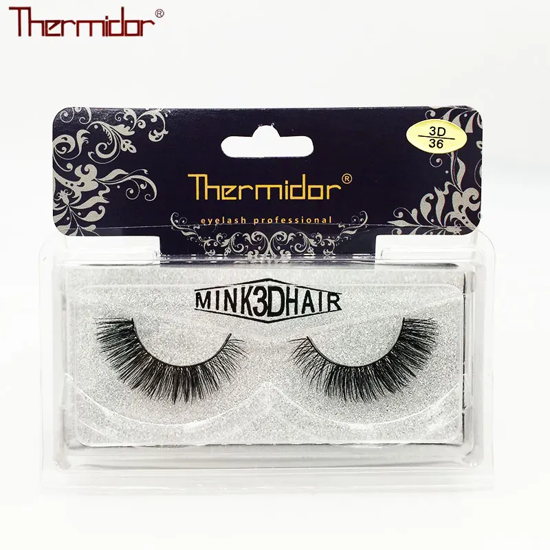 Thermidor 1 пара 3D настоящие норковые ресницы натуральные 3d волосы длинные Роскошные