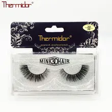 Thermidor 1 пара 3D настоящие норковые ресницы натуральные 3d волосы