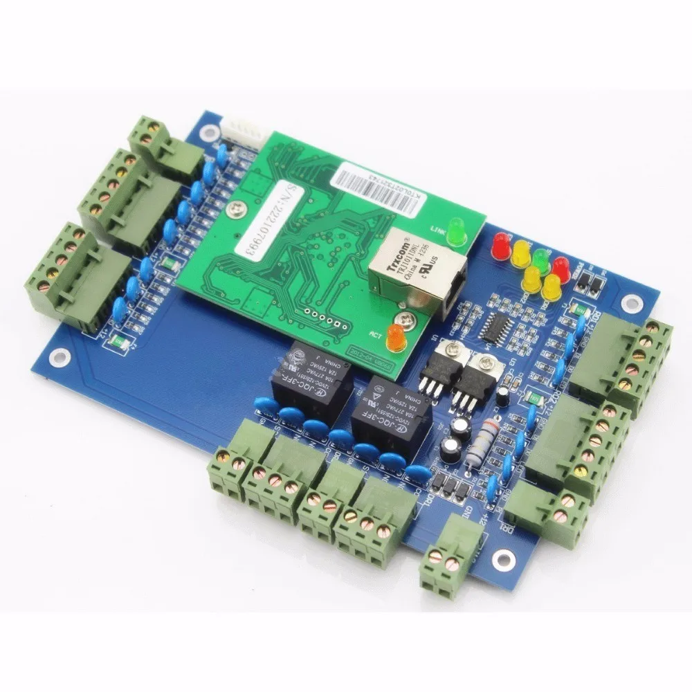 

TCP/IP two door access controller,2 door access control panel,access control board for door access system