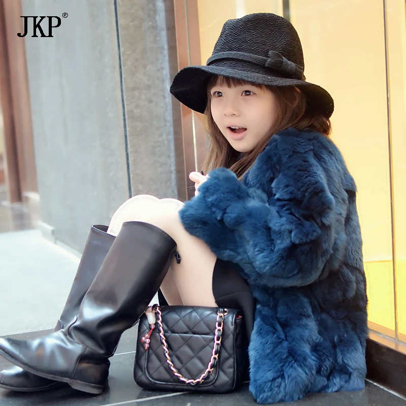 2018 детское зимнее пальто из натурального кроличьего меха|coat children|jacket girlfur coats children