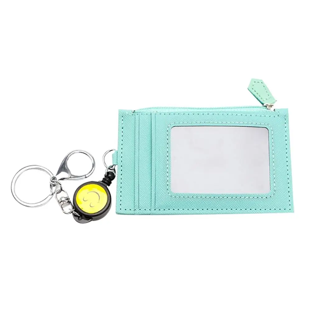 

Leather Mini Tassel Women Card Holder Cute Credit ID Card Holders Zipper Wallet Case Change Coin Purse Keychain Coin Purse