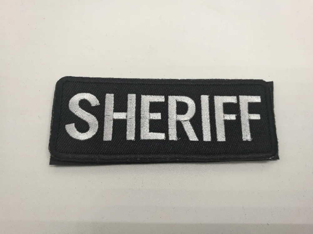 

SHERIFF BACK PATCH POLICE DEPARTMENT Sheriff Tactical SWAT Morale Patch Badge For Backpack jacket