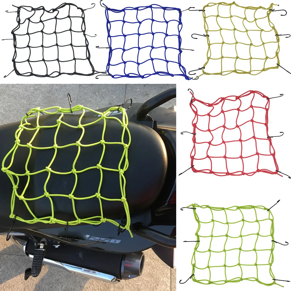 Buy High Quality MTB Bicycle Cargo Net Elastic Bike Luggage Rope Fixed Helmet